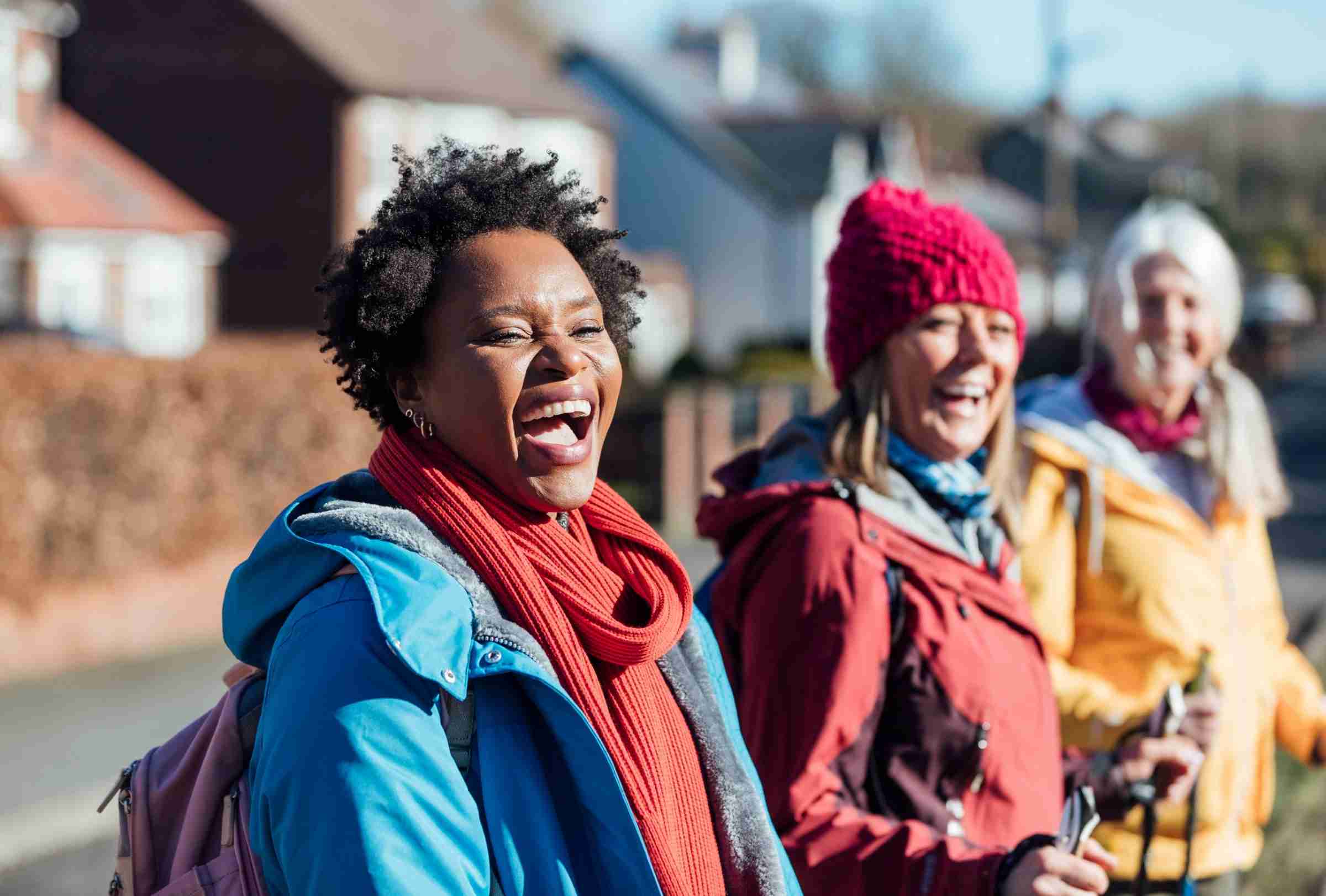 Three Women Laughing